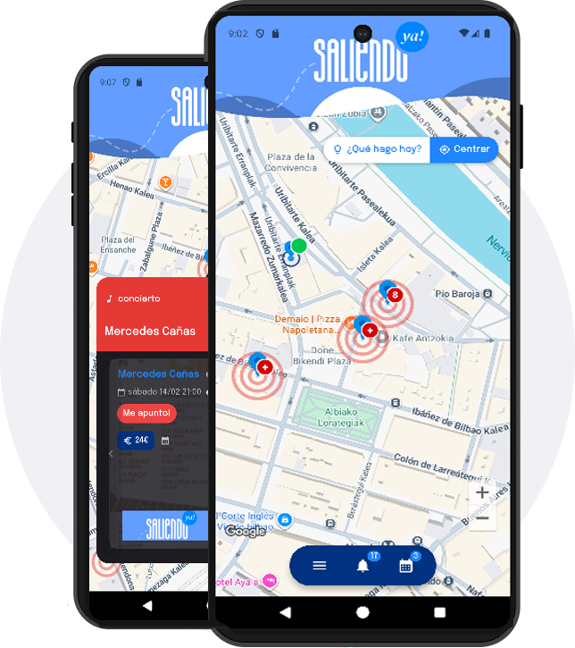 Mapa de avisos - SaliendoYA!